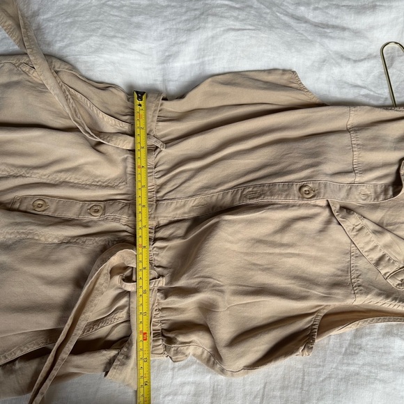 Anthropologie Cloth & Stone utility romper sleeveless - Picture 9 of 11